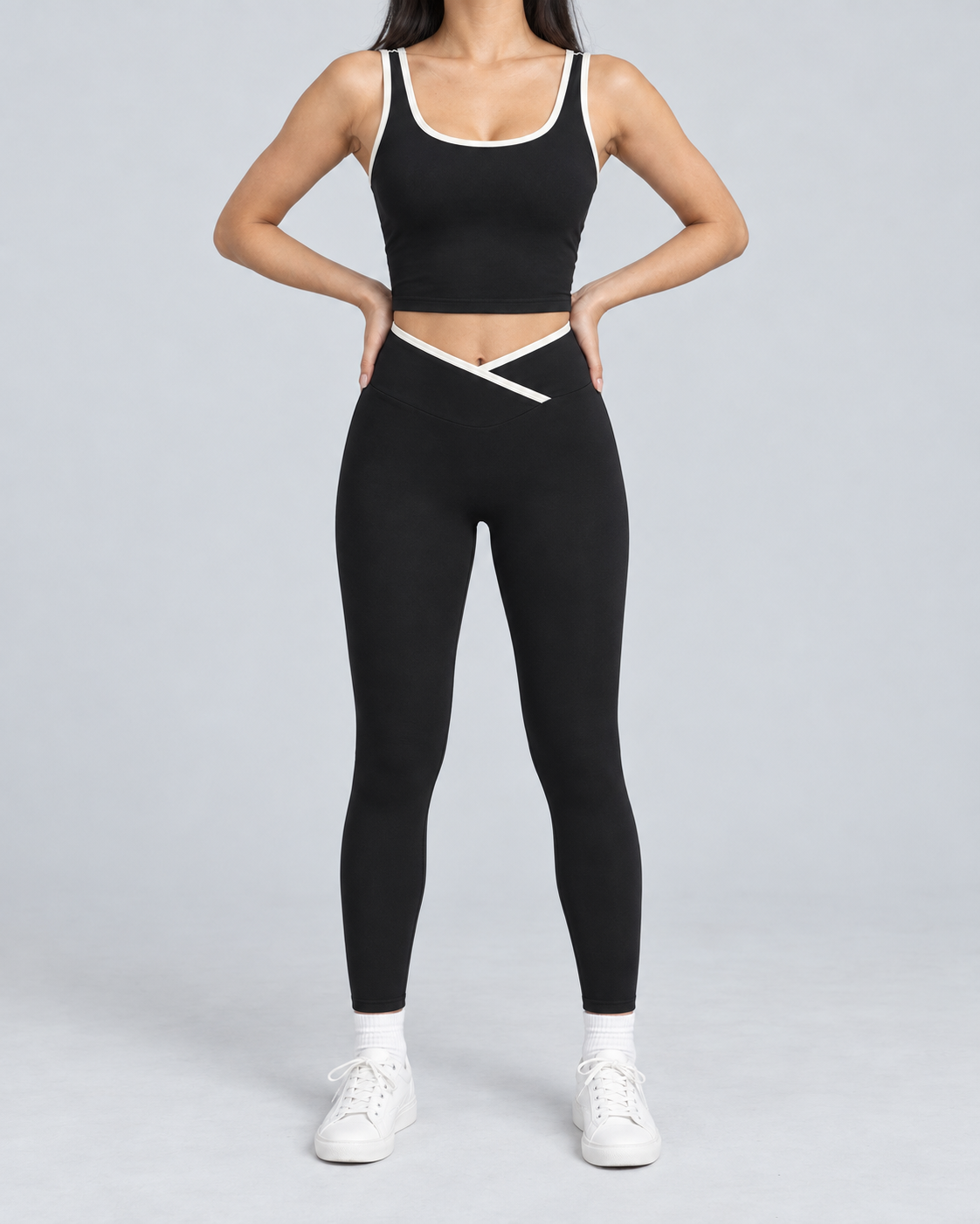 ALIGN — Sports bra and leggings set — front view