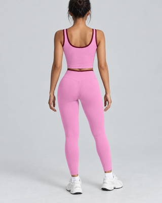 ALIGN — Sports bra and leggings set — back view