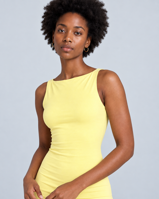 ALIX — Fitted sleeveless mini dress
