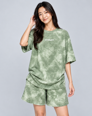 AQUARELLE — T-shirt and loose shorts set