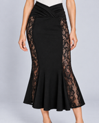 ARABESQUE — Long lace skirt