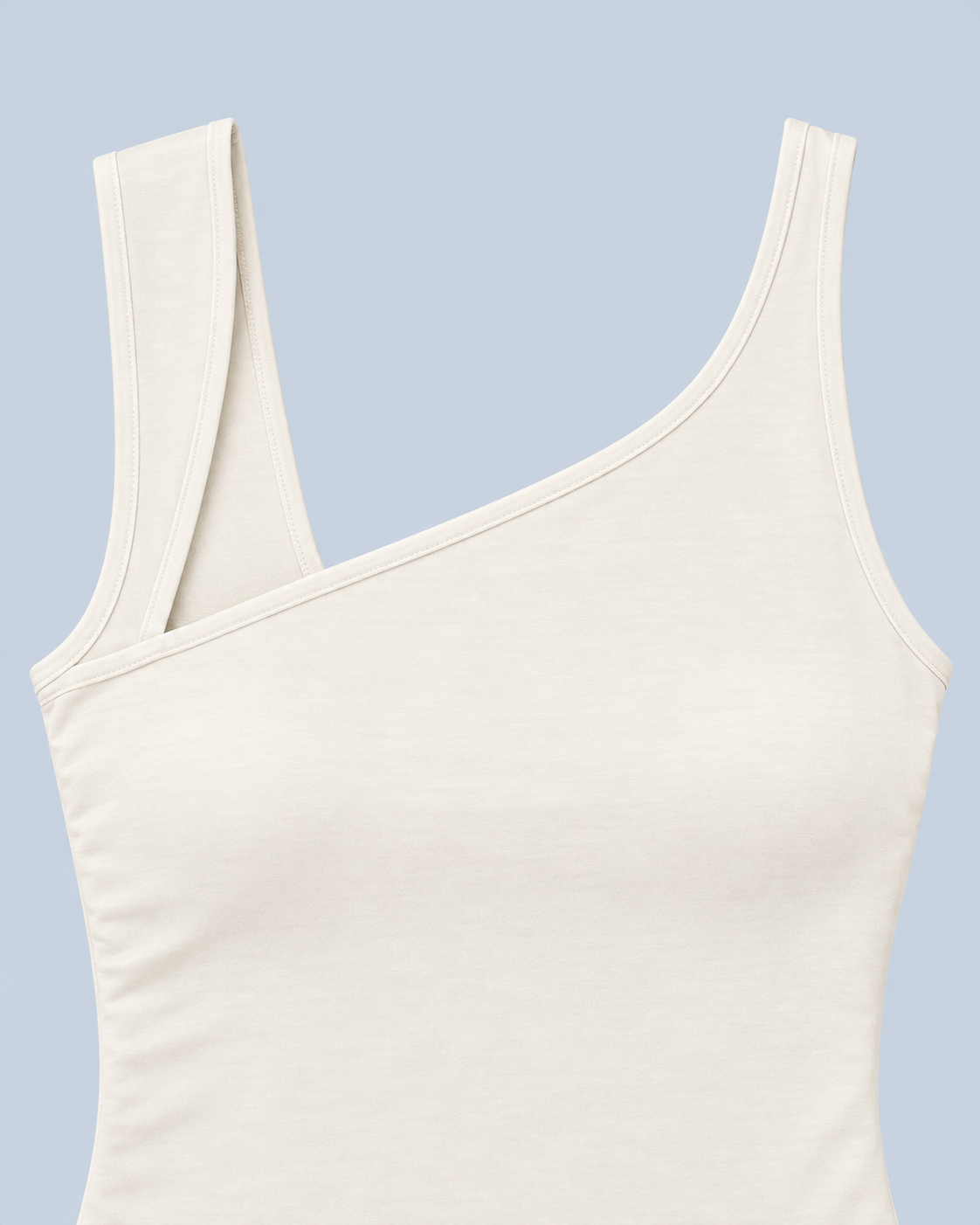 ASYM — One-shoulder asymmetric top