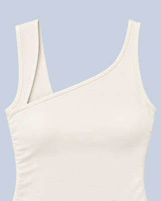 ASYM — One-shoulder asymmetric top