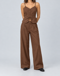 ATELIER — Waistcoat and wide-leg trousers set — front view