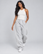 AVENUE — Wide-leg trousers with stripes