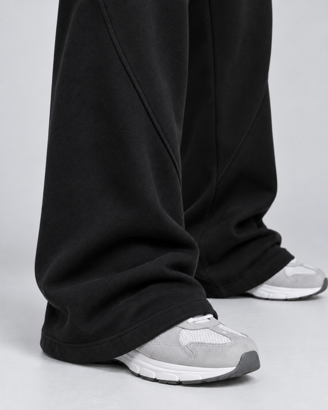 AVENUE — Plain wide-leg trousers