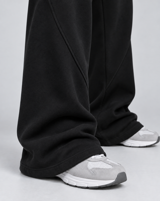 AVENUE — Plain wide-leg trousers