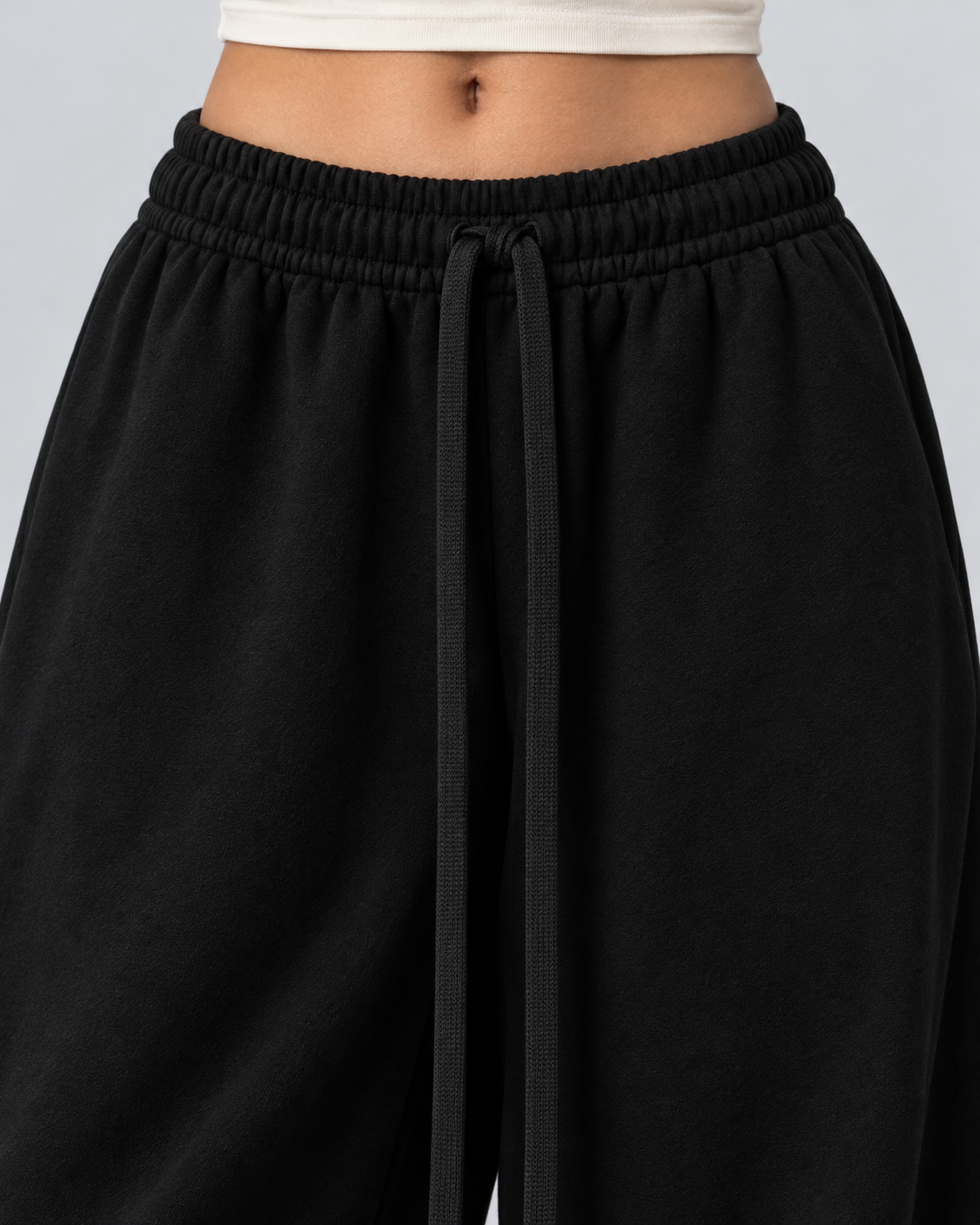 AVENUE — Plain wide-leg trousers