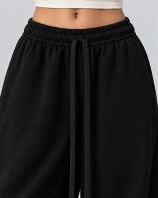 AVENUE — Plain wide-leg trousers