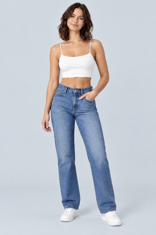 BASE — Thin-strap cropped camisole