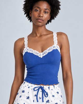 BLOOM — Camisole and printed shorts sleep set