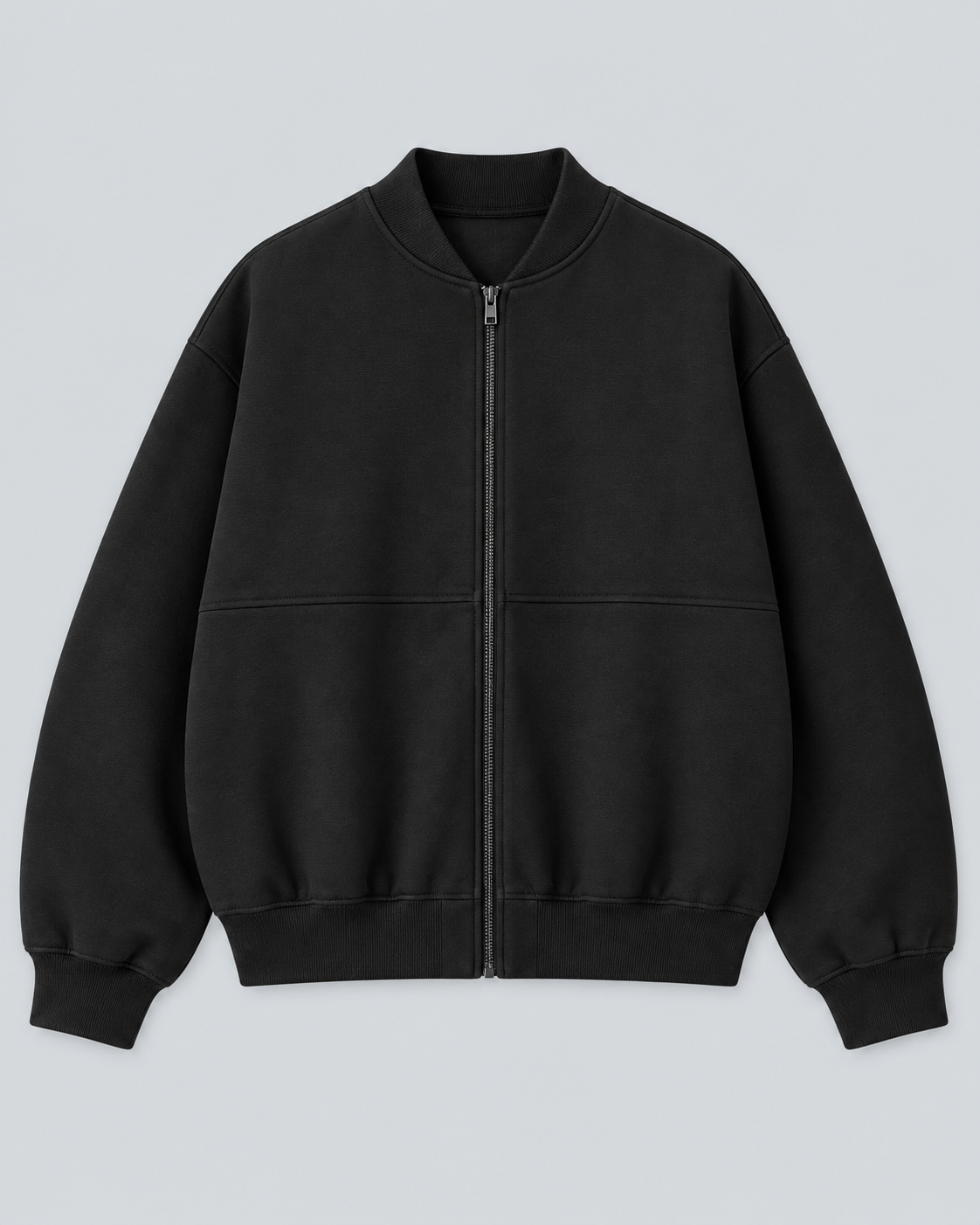 BOMBER — Zip-up bomber jacket