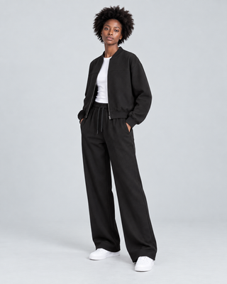 BOMBER — Zip-up bomber jacket