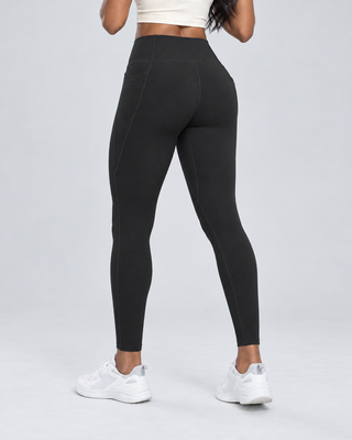 CARGO — High-waisted pocket leggings — back view