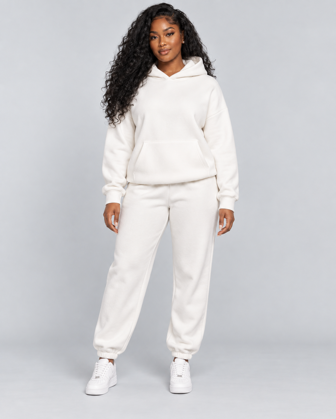 CLOUD — Hoodie and trousers set — front view