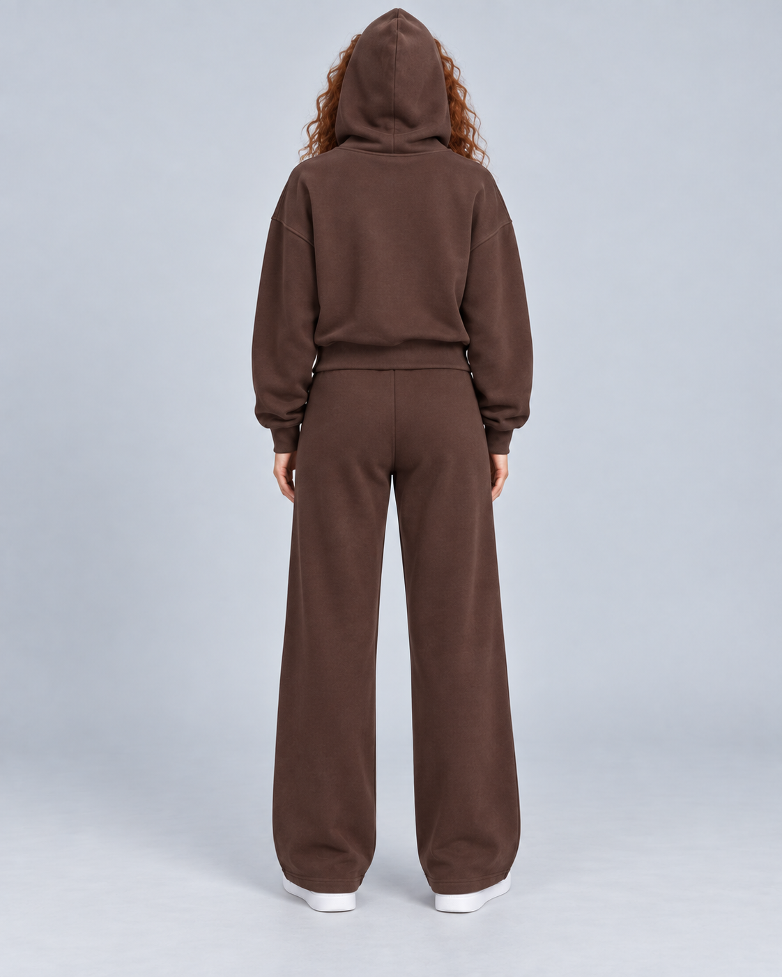 COCOON — Cropped hooded jacket — back view