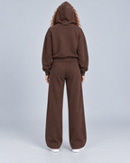 COCOON — Cropped hooded jacket — back view