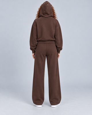 COCOON — Cropped hooded jacket — back view