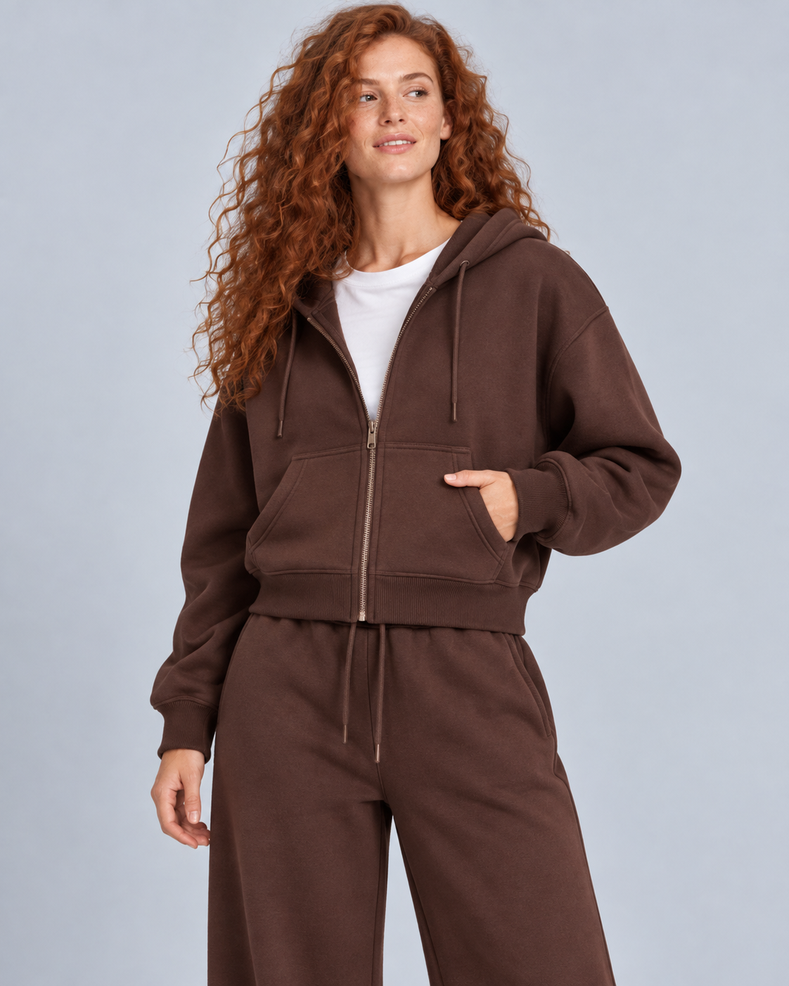 COCOON — Cropped hooded jacket