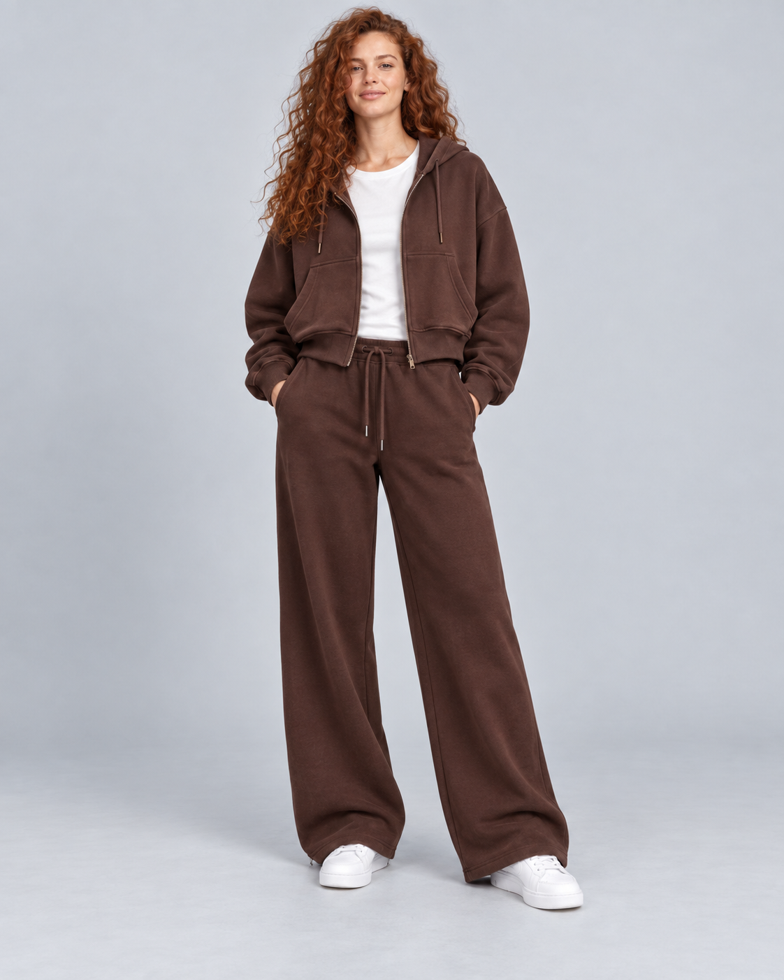 COCOON — Cropped hooded jacket — front view