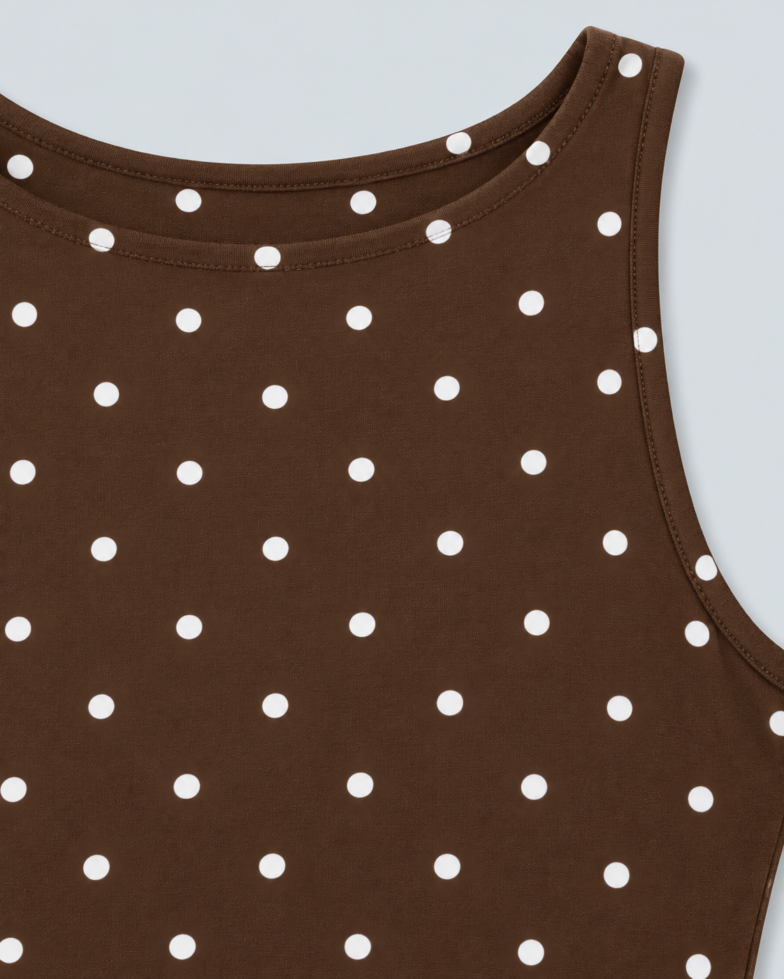 CONFETTI — Polka-dot crop top