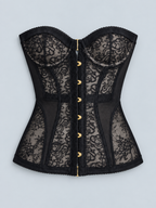 CORSET — Lace bustier — front view