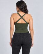 CROSS — Cross-strap top — back view