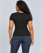 DAILYFIT — Fitted crew-neck T-shirt — back view