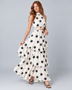 DALIA — Top and maxi skirt set