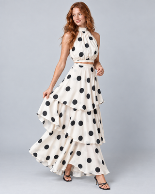 DALIA — Top and maxi skirt set