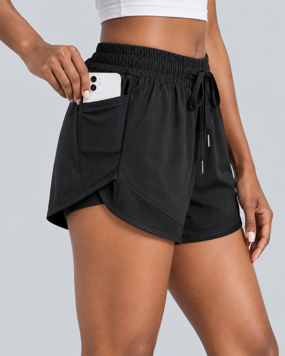 DASH — Lined sports shorts with pocket