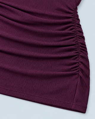 DIVA — Fitted dress with arm warmers