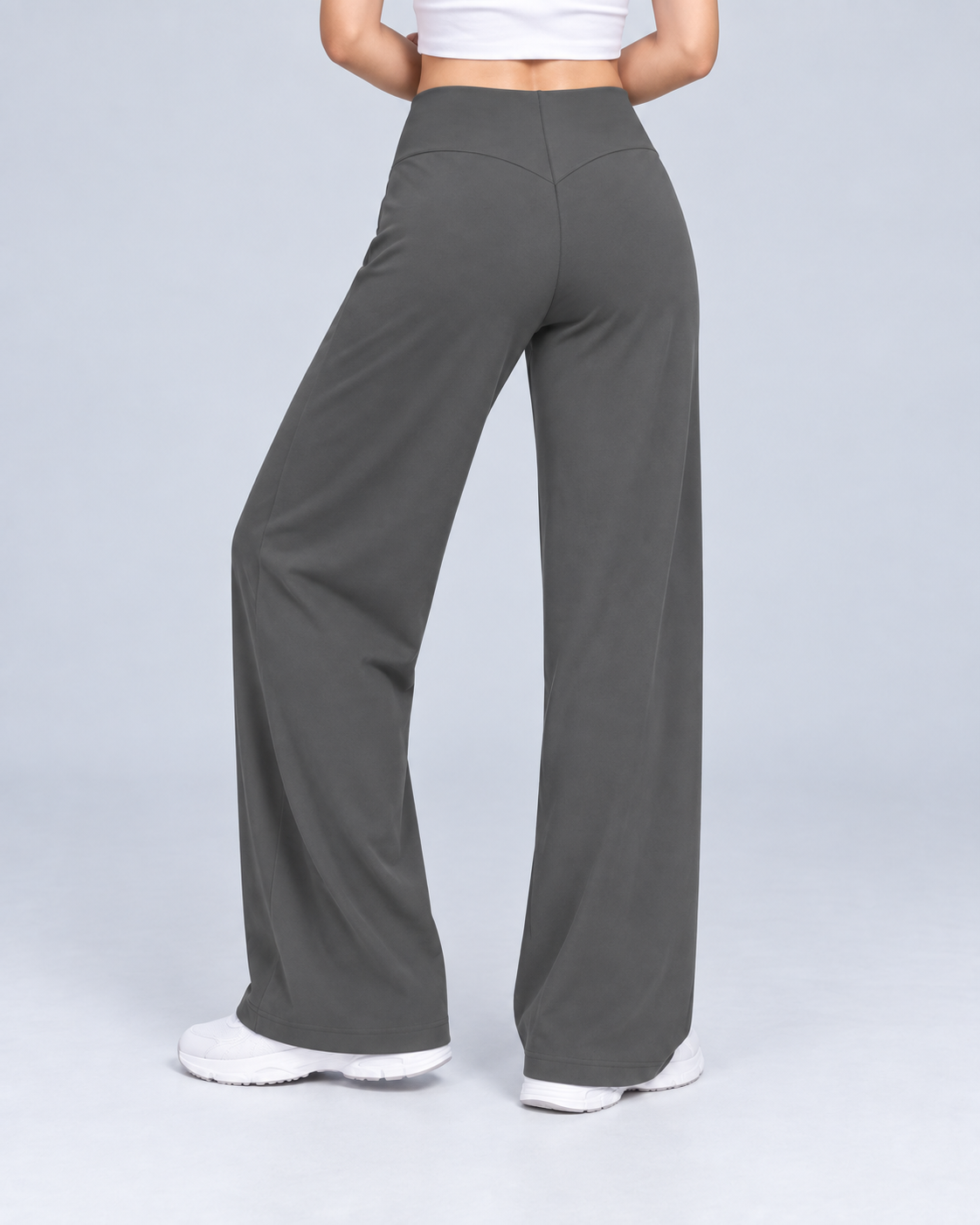 EASE — Wide-leg yoga pants — back view