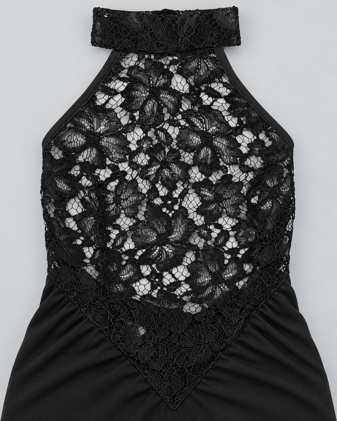 ELODIE — Maxi dress with lace panel