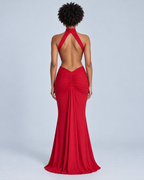 ENVIE — Open-back maxi dress — back view