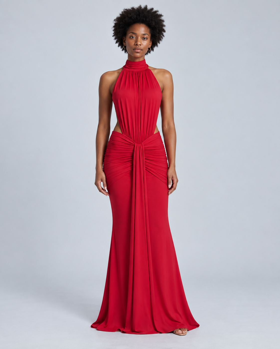 ENVIE — Open-back maxi dress — front view