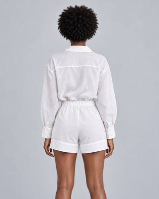 ESCALE — Shirt and shorts set — back view