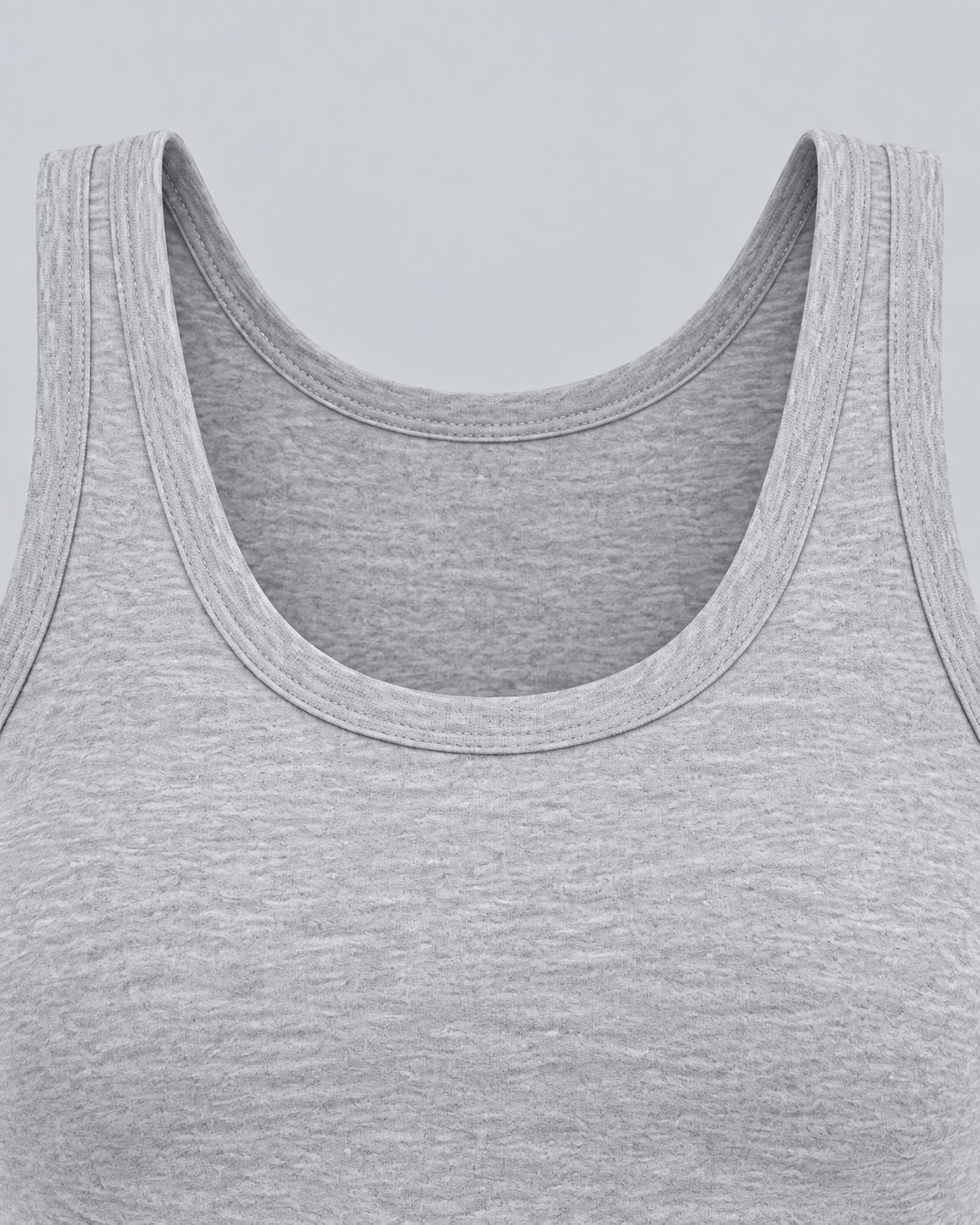 ESSENTIEL — Ribbed scoop-neck tank top