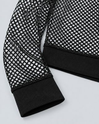 FISHNET — Mesh crop top