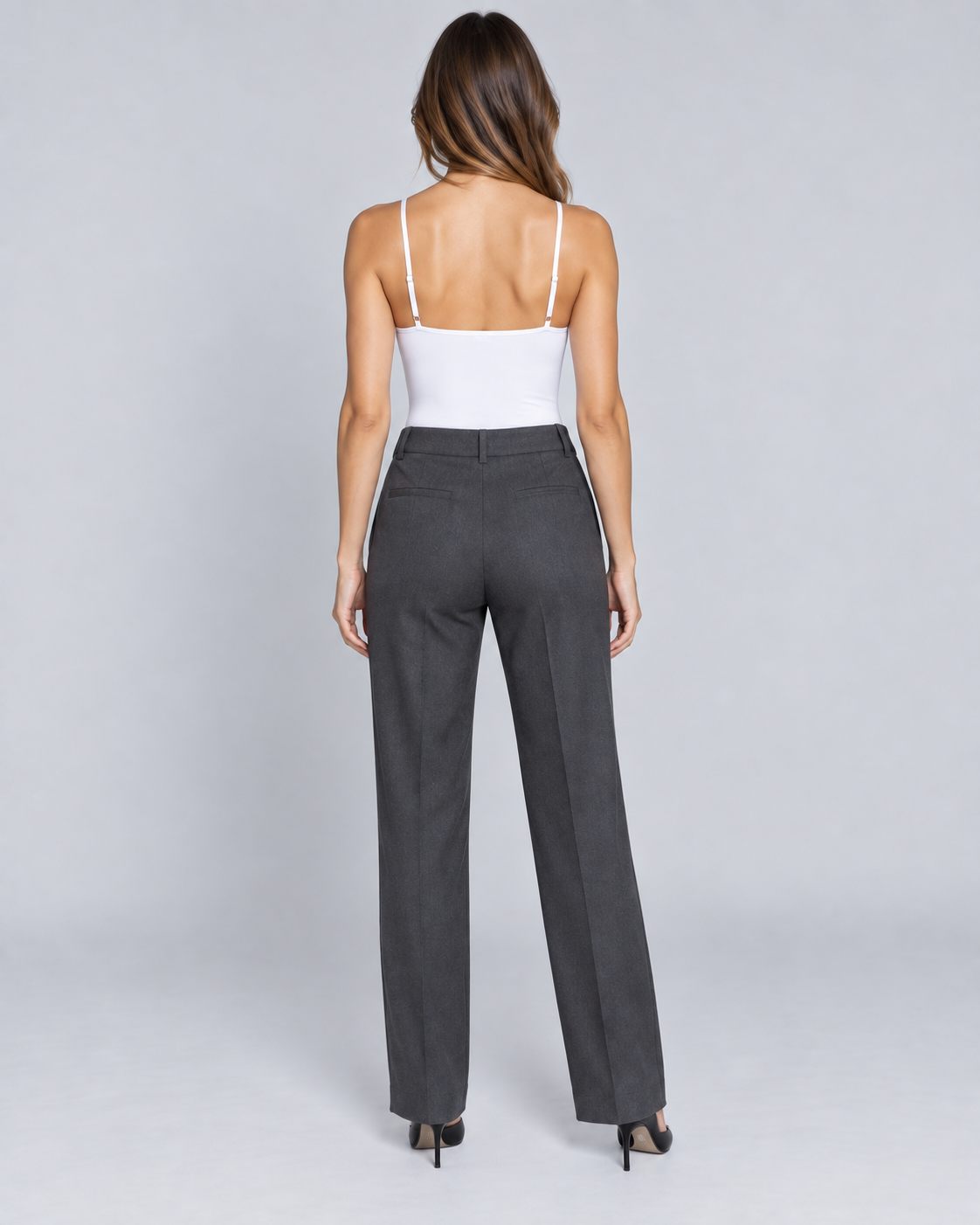 FIT — Thin-strap bodysuit — back view
