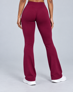 FLARE — High-waisted flared leggings — back view