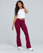 FLARE — High-waisted flared leggings