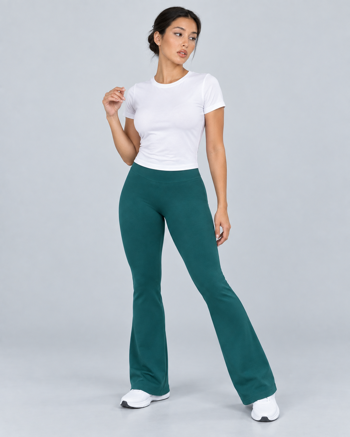 FLARE — High-waisted flared leggings