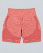 FLEX — Sports shorts with ruched detail — back view