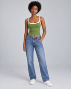 FRAME — Contrast-trim camisole