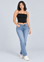 FRILL — Ruffled cropped cami