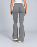 GRAVITY — Back-ruched flared leggings — back view