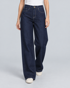 INDIGO — Denim trousers — front view