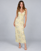 JARDIN — Floral-print maxi dress — front view