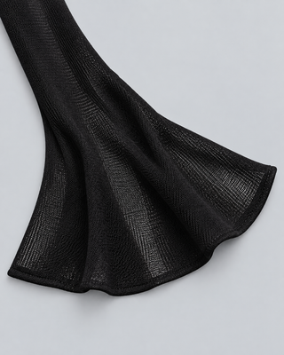 MARINA — Sheer open-back maxi dress